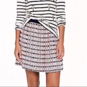 👄J. CREW👄 SILK DIAMOND TILE SKIRT👄